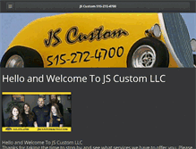 Tablet Screenshot of jscustomauto.com